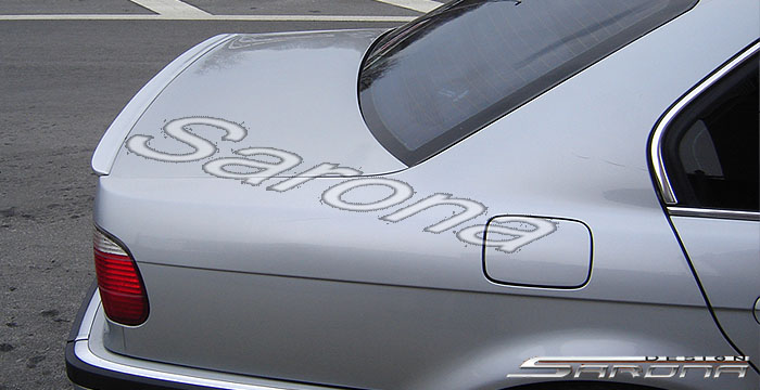 Custom BMW 7 Series Trunk Wing  Sedan (1995 - 2001) - $229.00 (Manufacturer Sarona, Part #BM-020-TW)